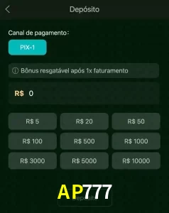 deposits AP777
